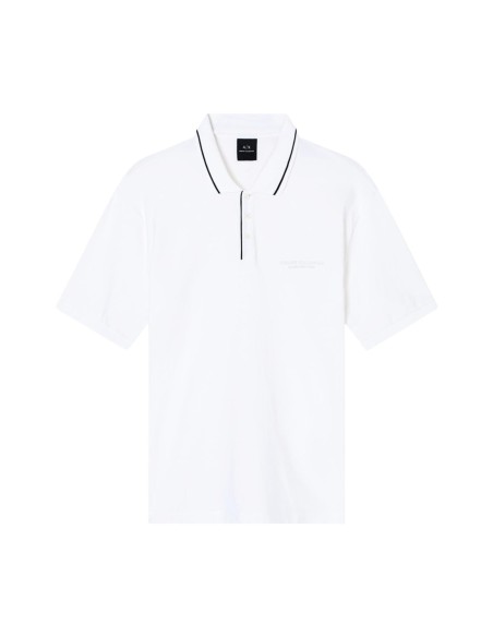 Polo homme Armani Exchange blanc