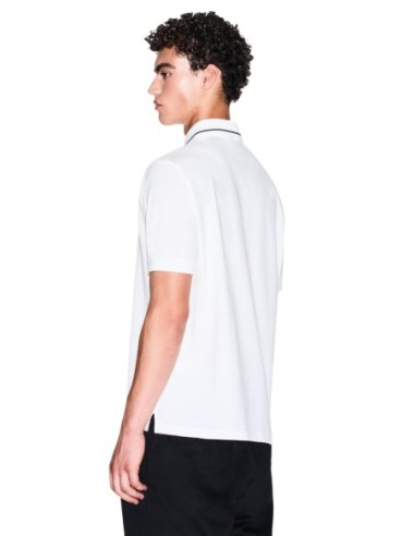 Polo homme Armani Exchange blanc