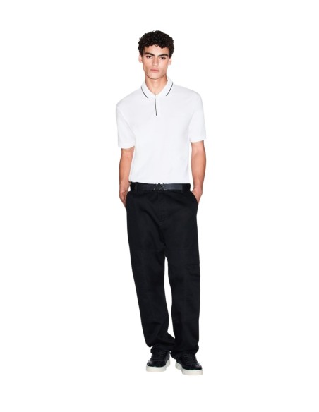 Polo homme Armani Exchange blanc