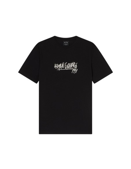 T-shirt homme Armani Exchange noir imprimé