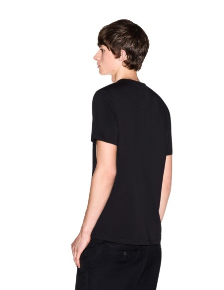 T-shirt homme Armani Exchange noir imprimé