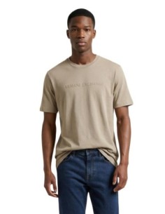 T-shirt homme Armani Exchange beige