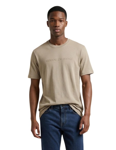 T-shirt homme Armani Exchange beige