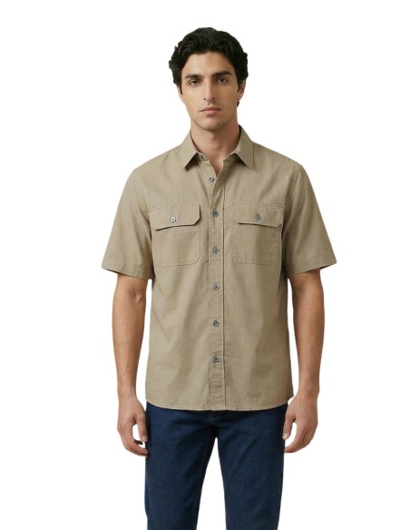 Chemise homme Armani Exchange beige
