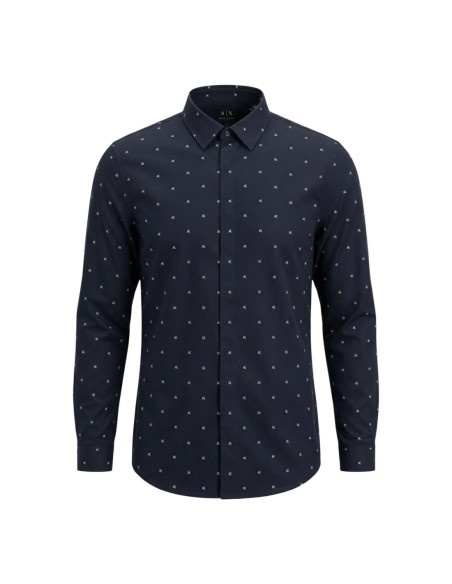 Chemise homme Armani Exchange bleu