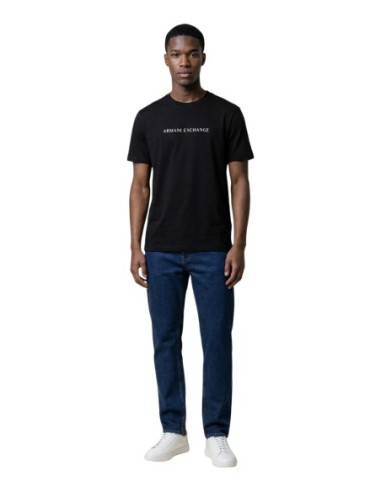T-shirt homme Armani Exchange noir imprimé