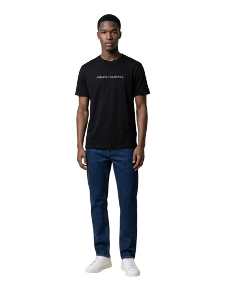 T-shirt homme Armani Exchange noir imprimé
