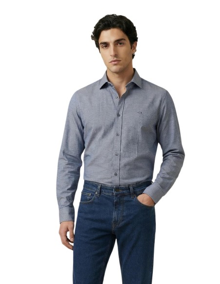 Chemise homme Armani Exchange bleu