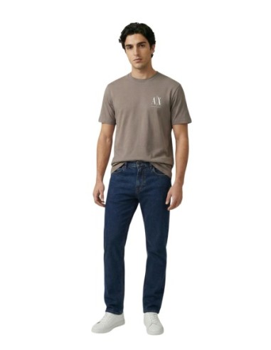 T-shirt homme Armani Exchange marron
