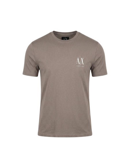 T-shirt homme Armani Exchange marron