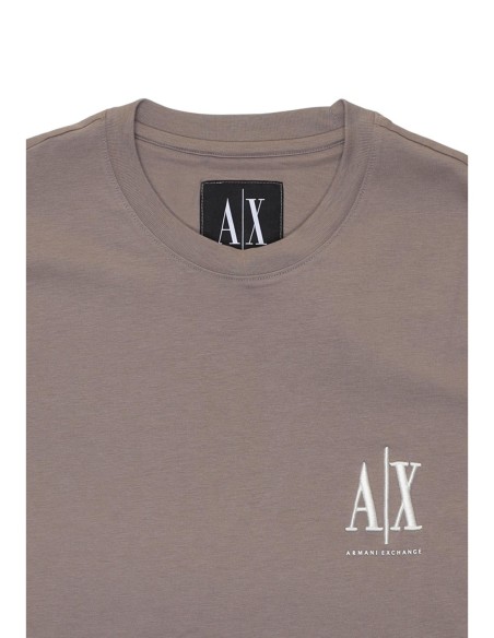 T-shirt homme Armani Exchange marron