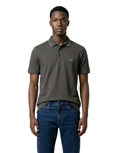 Polo homme Armani Exchange marron