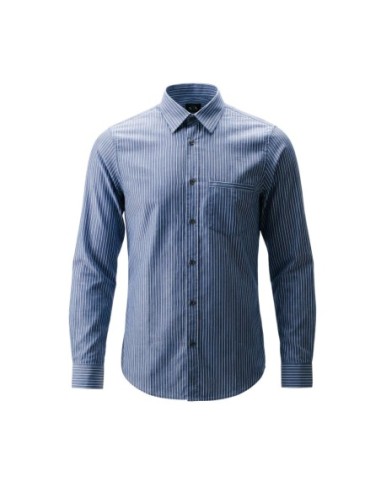 Chemise homme Armani Exchange bleu azur rayée