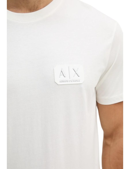 T-shirt homme Armani Exchange blanc