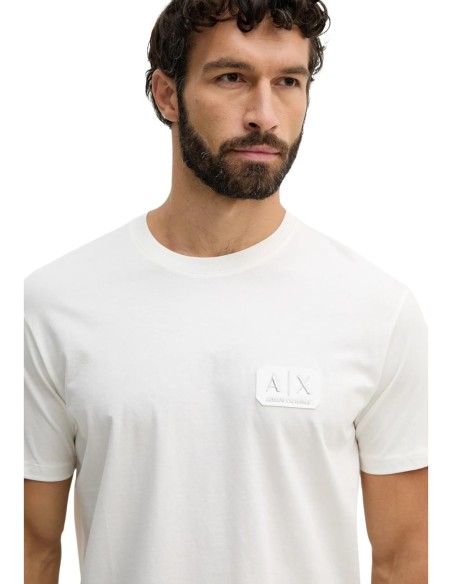 T-shirt homme Armani Exchange blanc