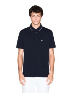 Polo homme Armani Exchange bleu