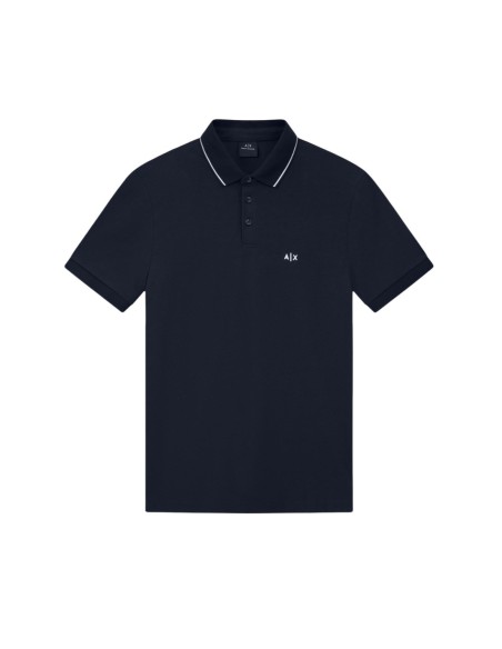 Polo homme Armani Exchange bleu