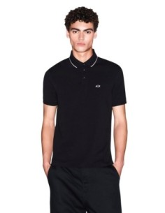 Polo homme Armani Exchange noir