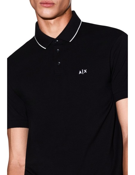 Polo homme Armani Exchange noir