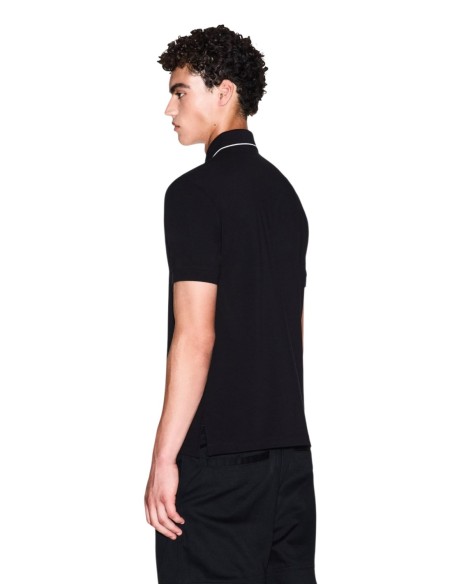 Polo homme Armani Exchange noir