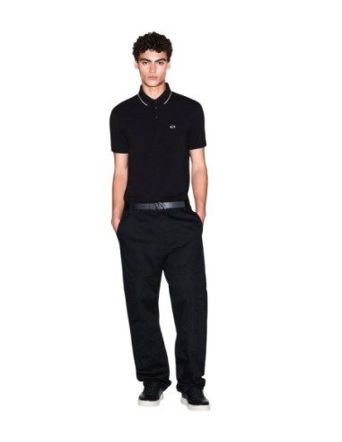 Polo homme Armani Exchange noir