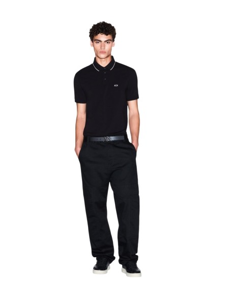 Polo homme Armani Exchange noir