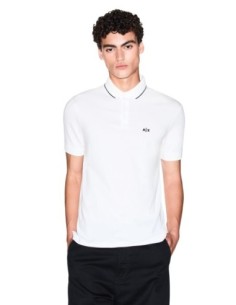 Polo homme Armani Exchange blanc