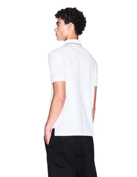 Polo homme Armani Exchange blanc