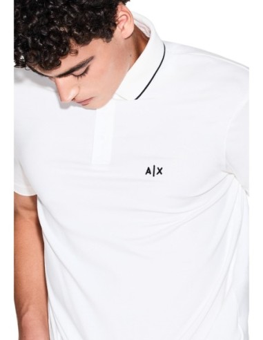 Polo homme Armani Exchange blanc