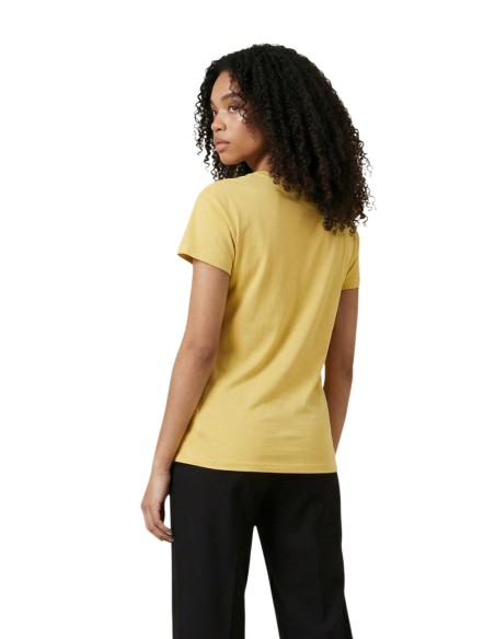 T-shirt femme Armani Exchange jaune imprimé