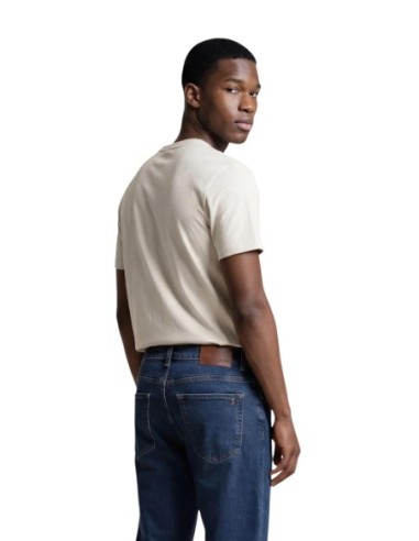 T-shirt homme Armani Exchange beige imprimé