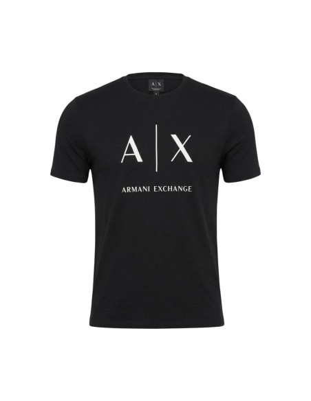 T-shirt homme Armani Exchange noir imprimé