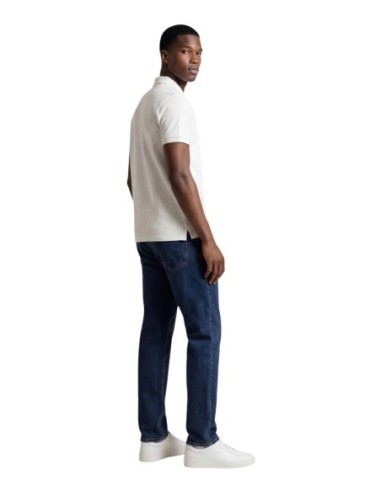 Polo homme Armani Exchange blanc zip