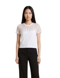 Top femme Armani Exchange blanc