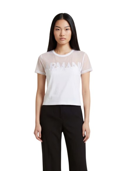 Top femme Armani Exchange blanc