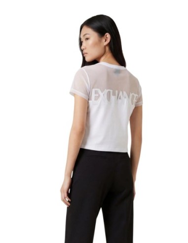 Top femme Armani Exchange blanc