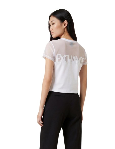 Top femme Armani Exchange blanc