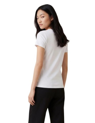 T-shirt femme Armani Exchange blanc imprimé