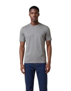T-shirt homme Armani Exchange gris imprimé