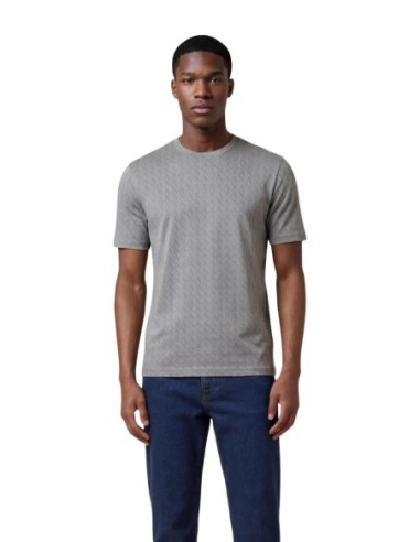 T-shirt homme Armani Exchange gris imprimé