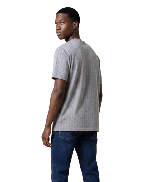 T-shirt homme Armani Exchange gris imprimé