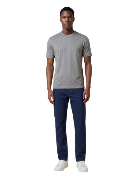 T-shirt homme Armani Exchange gris imprimé