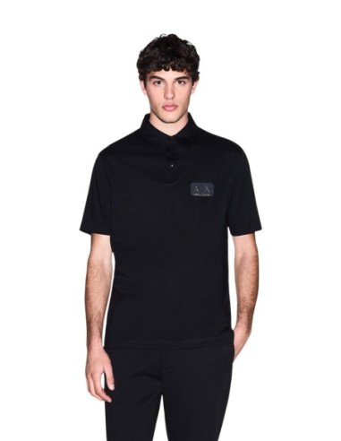 Polo homme Armani Exchange noir