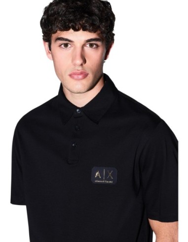 Polo homme Armani Exchange noir