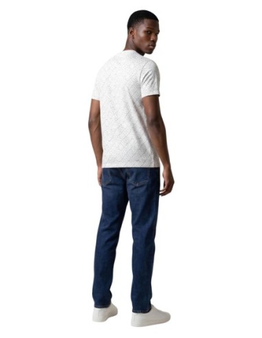 T-shirt homme Armani Exchange beige imprimé