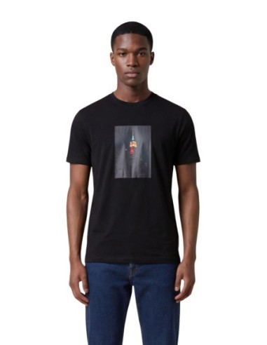 T-shirt homme Armani Exchange noir imprimé