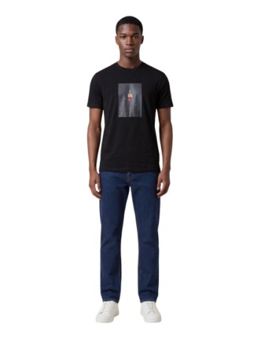 T-shirt homme Armani Exchange noir imprimé