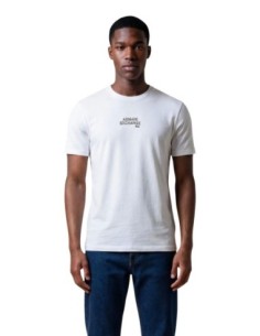 T-shirt homme Armani Exchange blanc imprimé