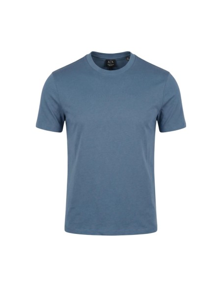 T-shirt homme Armani Exchange bleu azur