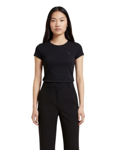 T-shirt femme Armani Exchange noir